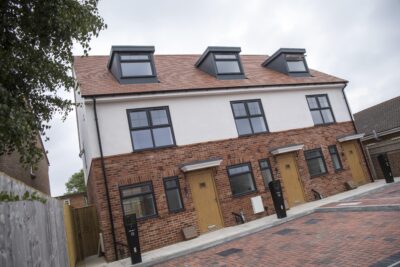 Exterior photo of a house at Tutton’s Rise, a five-home development from Karm Homes